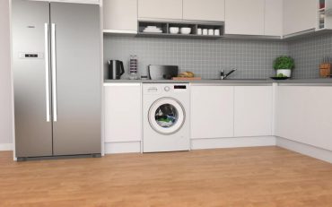 Bosch Serie 4 WAN28150GB washing machine in fitted kitchen