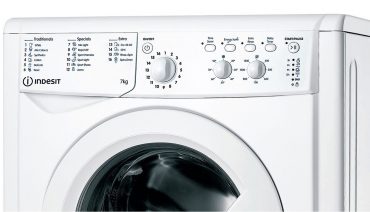 Indesit EcoTime IWC71252W washing buttons