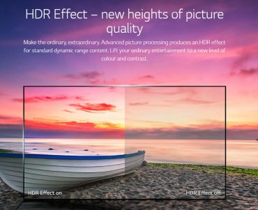 LG 43UJ651V built in HDR contrast effects