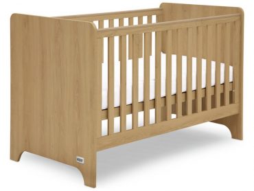 Rocco kids cot with sides added in warm oak review
